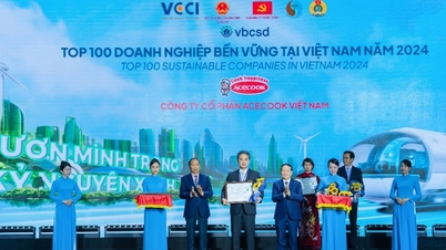Acecook Vietnam ជាប់ចំណាត់ថ្នាក់ក្នុងសហគ្រាសនិរន្តរភាពកំពូលទាំង 100