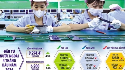 Thu hút đầu tư nước ngoài tăng cả lượng và chất