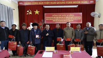 Bộ trưởng, Chủ nhiệm Ủy ban Dân tộc Hầu A Lềnh thăm, chúc Tết Người có uy tín, hộ nghèo DTTS tại thị xã Sa Pa, tỉnh Lào Cai