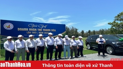 130 golf thủ tham gia giải Golf doanh nhân trẻ Thanh Hóa