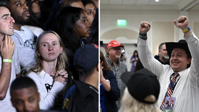 laugh when hearing the results of the US presidential election