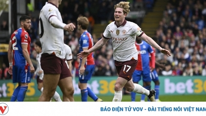 Crystal Palace 2-4 Man City: De Bruyne shines