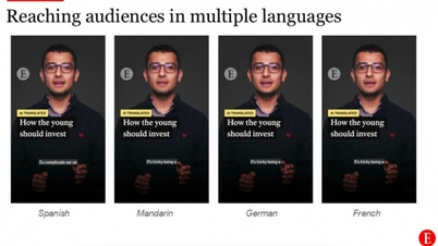 The Economist dùng AI dịch video để kết nối với độc giả trẻ toàn cầu