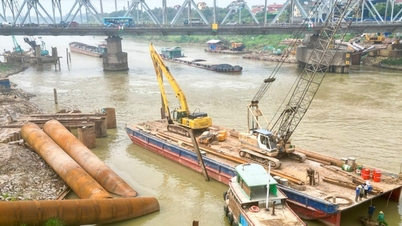 Cầu Đuống mới trị giá 1.800 tỷ đồng ra sao sau gần 1 năm khởi công?