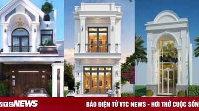 Ngắm những mẫu nhà 1 trệt 1 lầu tân cổ điển sang trọng