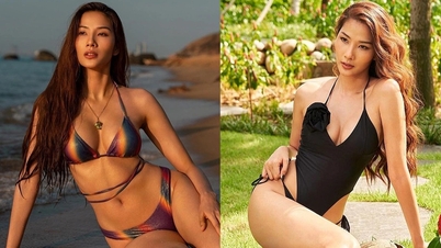Á hậu Hoàng Thùy ngày càng thích diện bikini khoe dáng nóng bỏng