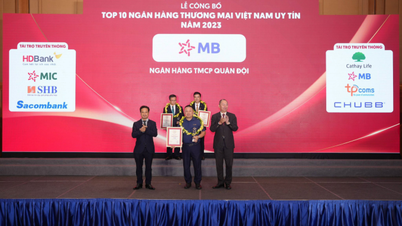 MB vào top 5 ngân hàng thương mại uy tín Việt Nam năm 2023