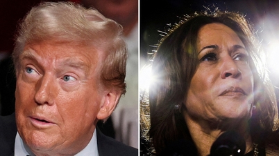 ông Trump bằng điểm bà Harris