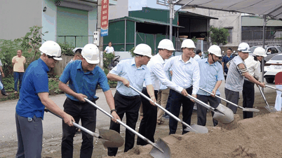 Khởi công dự án xây dựng đường giao thông nội thị thị trấn Vân Tùng