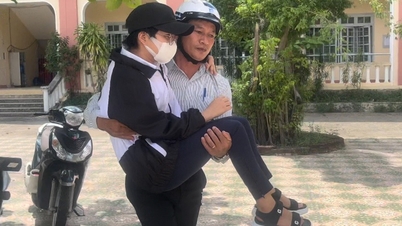 នាយករងបាននាំសិស្សទៅប្រឡង។