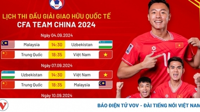 U22 Việt Nam chạm trán U22 Trung Quốc trên sân khách