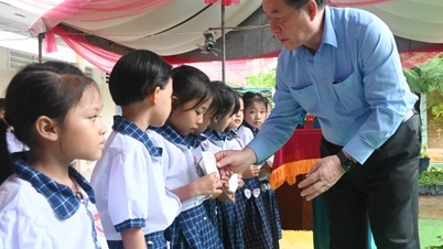 Head of Central Propaganda Department awards scholarships in Tien Giang