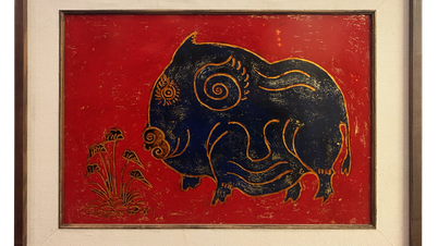 Gemälde „Goldenes Schwein“