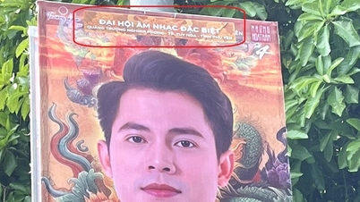 Đã gỡ từ 'nhạc thiêng' trên poster quảng bá nhạc hội ở tháp Nghinh Phong