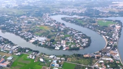ទិដ្ឋភាពពីលើអាកាសនៃឃុំមួយក្នុងខេត្ត Binh Duong ដែលមិនត្រូវបានបញ្ចូលគ្នាដោយសារតែលក្ខណៈផ្ទាល់ខ្លួនរបស់វា។