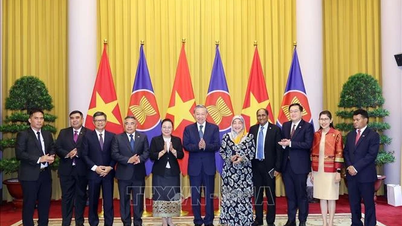 Präsident To Lam empfing Botschafter und Geschäftsträger der ASEAN-Länder und Timor-Leste, die gekommen waren, um ihn zu begrüßen und ihm zu gratulieren.