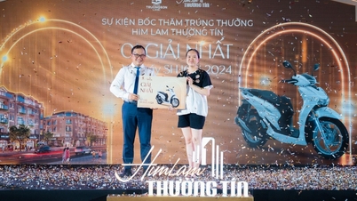 Nhiều quà tặng tại sự kiện bốc thăm trúng thưởng dự án Him Lam Thường Tín