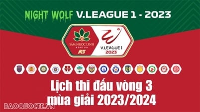 តារាងការប្រកួត V-League 2023/24៖ បានធ្វើបច្ចុប្បន្នភាពតារាងការប្រកួត V-League ជុំទី 3