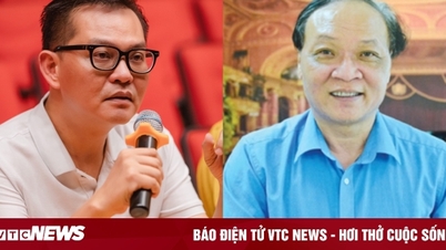 វិចិត្រករប្រជាជន Pham Ngoc Khoi និងសិល្បករប្រជាជន Trung Hieu ជាចៅក្រមនៃការប្រកួតព្យាណូថ្នាក់ជាតិ។