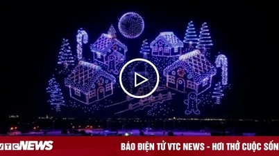 Admirez le spectacle de lumière des drones battant le record du monde Guinness
