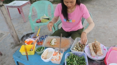 Bánh tráng nướng cuộn dễ làm, ngon miệng