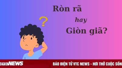 'Ròn rã' hay 'giòn giã', từ nào mới đúng chính tả?