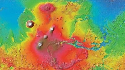 Shocking discovery of hidden structures beneath the surface of Mars