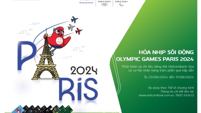 Hòa nhịp Olympic Paris 2024 cùng Vietcombank thông qua chuỗi hoạt động dành cho khách hàng