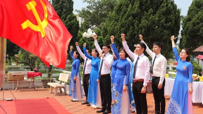 Đảng bộ Sở Y tế kết nạp đảng viên mới