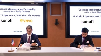 VNVC និង Sanofi ចុះហត្ថលេខាលើកិច្ចព្រមព្រៀងសហប្រតិបត្តិការក្នុងការផលិតវ៉ាក់សាំងនៅប្រទេសវៀតណាម