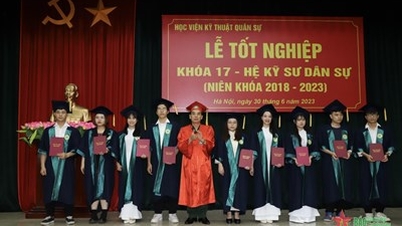 Học viện Kỹ thuật Quân sự tổ chức Lễ tốt nghiệp hệ kỹ sư dân sự khóa 17 (2018-2023)