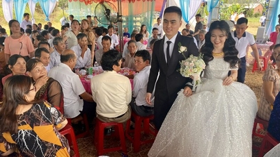 Wedding without 'rubber band time': Guests are ready to be served