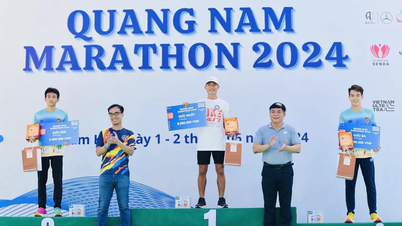 Hoàng Nguyên Thanh, Lê Thị Tuyết chiến thắng giải marathon Quảng Nam 2024