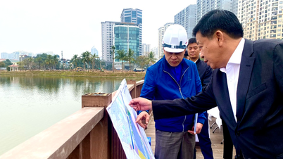 Focusing all efforts to complete Phung Khoang Lake Park before Lunar New Year