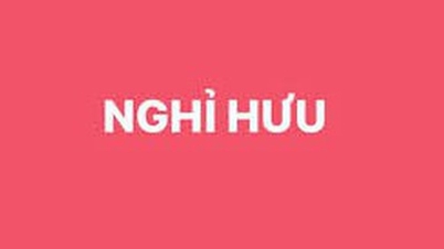 Một số cán bộ nghỉ hưu từ ngày 1/9/2024