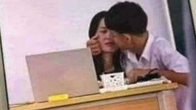 Hà Nội: Đình chỉ công tác cô giáo thân mật với học sinh nam ngay trong lớp