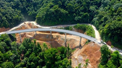 La forma de la Carretera Nacional 8A después de su modernización con un capital de más de 1.600 mil millones de VND