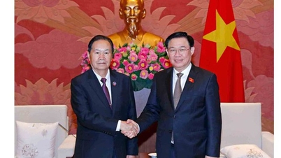Quốc hội VN sẵn sàng chia sẻ kinh nghiệm với Lào trong xây dựng pháp luật