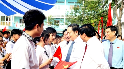Chủ tịch Quốc hội Trần Thanh Mẫn dự lễ khai giảng năm học 2024