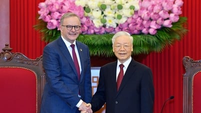 Tổng Bí thư, Chủ tịch nước và Chủ tịch Quốc hội tiếp Thủ tướng Australia