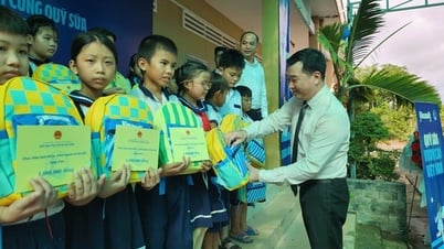 ផ្តល់ទឹកដោះគោ ១៦.៨០០កែវ ដល់សិស្សានុសិស្សនៅតំបន់ឆ្នេរ Ben Tre ក្នុងថ្ងៃបើកសាលា