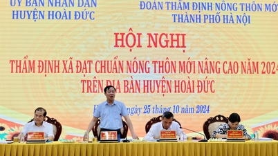 ការវាយតម្លៃឃុំជនបទថ្មីជឿនលឿនចំនួន៣ចុងក្រោយនៃស្រុក Hoai Duc