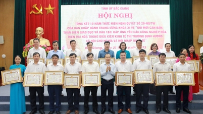 Tổng kết 10 năm thực hiện Nghị quyết số 29 về đổi mới toàn diện giáo dục và đào tạo |=> Đăng trên báo Bắc Giang