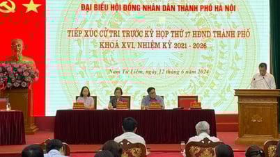 Đại biểu HĐND Thành phố Hà Nội tiếp xúc cử tri quận Nam Từ Liêm