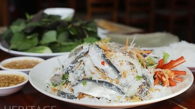 Phiêu với gỏi cá trích kiểu Phú Quốc