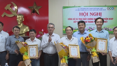 Nước mắm cá cơm truyền thống, trái thanh long là những sản phẩm đạt OCOP 4 sao ở Bình Thuận