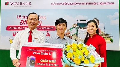 Trúng iPhone 14 Promax, chuyến du lịch châu Á nhờ mở tài khoản Agribank E-Mobile Banking
