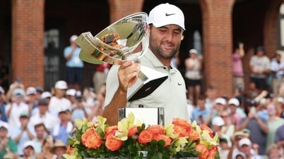 Scottie Scheffler vô địch giải golf Tour Championship, dẫn đầu mùa giải