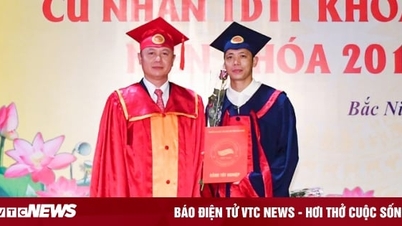 Van Quyet បានបញ្ចប់ថ្នាក់បរិញ្ញាបត្រផ្នែកបាល់ទាត់។