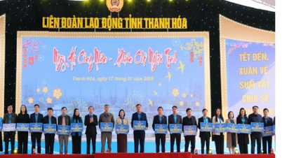 “Ngày hội Công nhân - Phiên chợ nghĩa tình” hoạt động ý nghĩa dành cho đoàn viên, người lao động tại Thanh Hóa